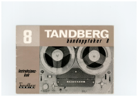 Tandberg 8 - Owners Manual 